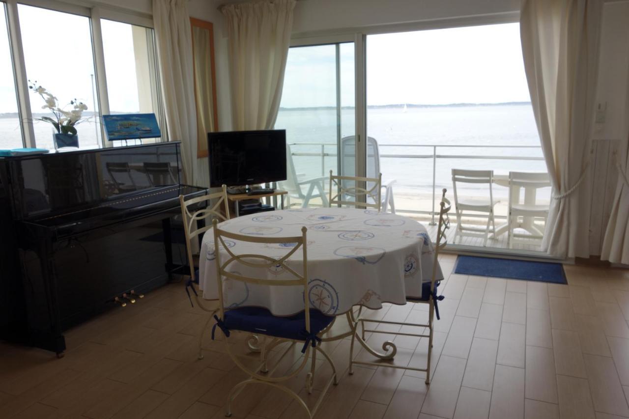 Appartement Arcachon Perreire Premiere Ligne Les Pieds Dans L Eau Vue Magnifique Sur Le Bassin المظهر الخارجي الصورة